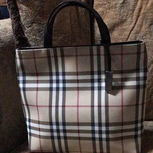 Burberry Nova Check Tan bag Authentic